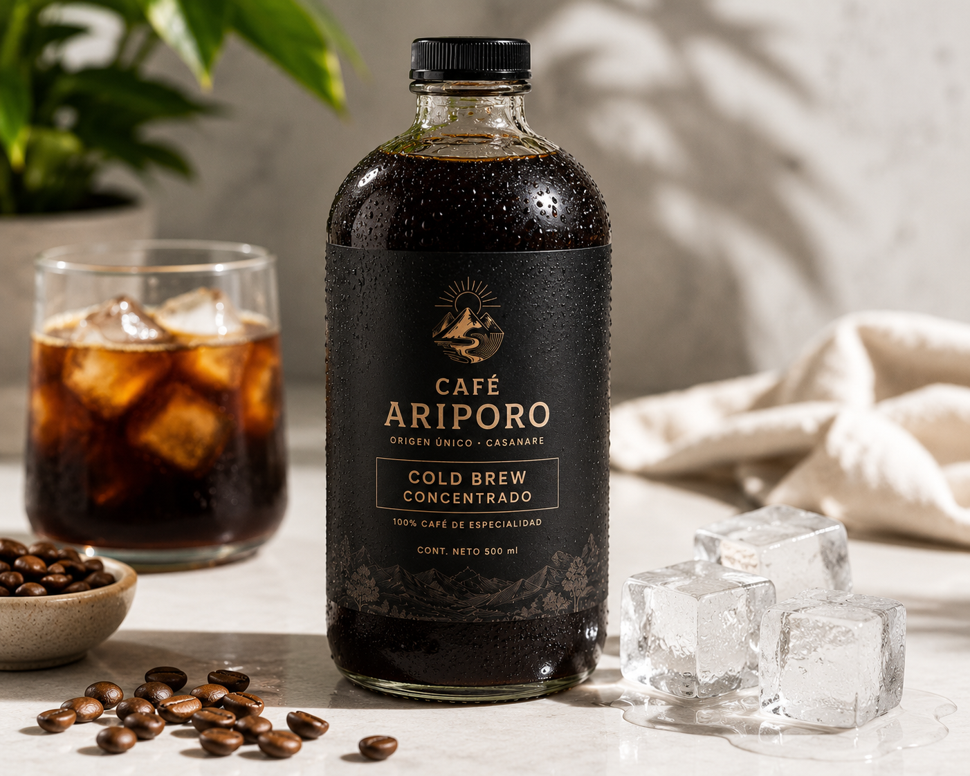 Cold Brew Concentrado 350ml — café artesanal de Yopal, Casanare