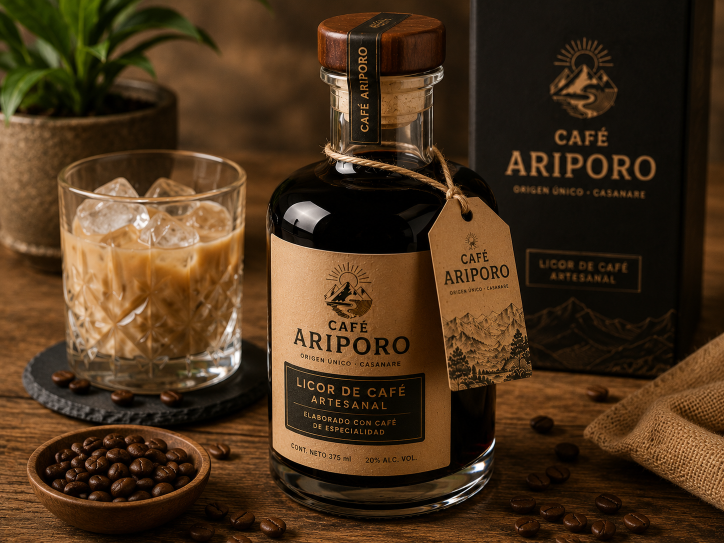 Sirope Artesanal de Café 300ml — café artesanal de Támara, Casanare
