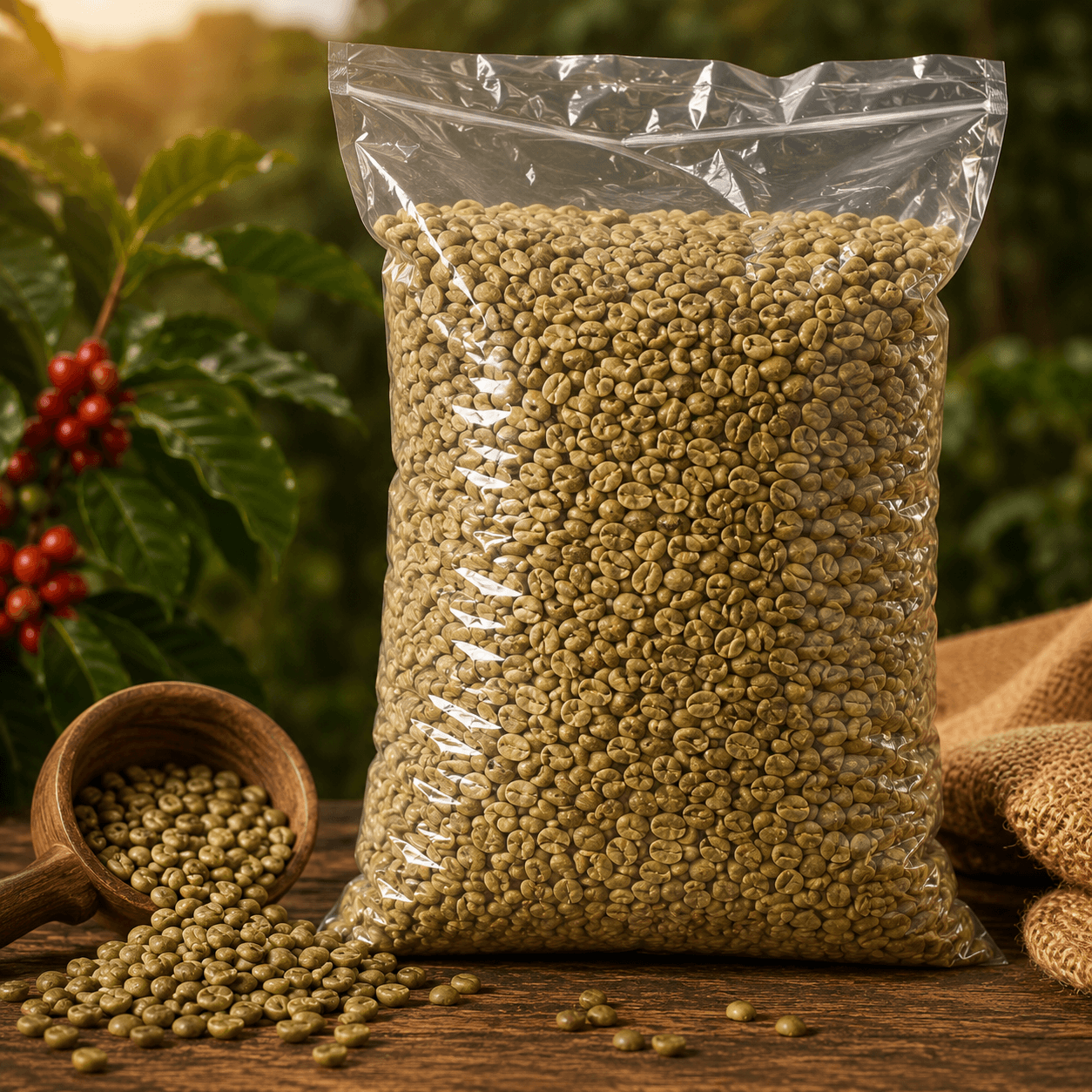 Café Verde en Pergamino 500g — café artesanal de Paz de Ariporo, Casanare