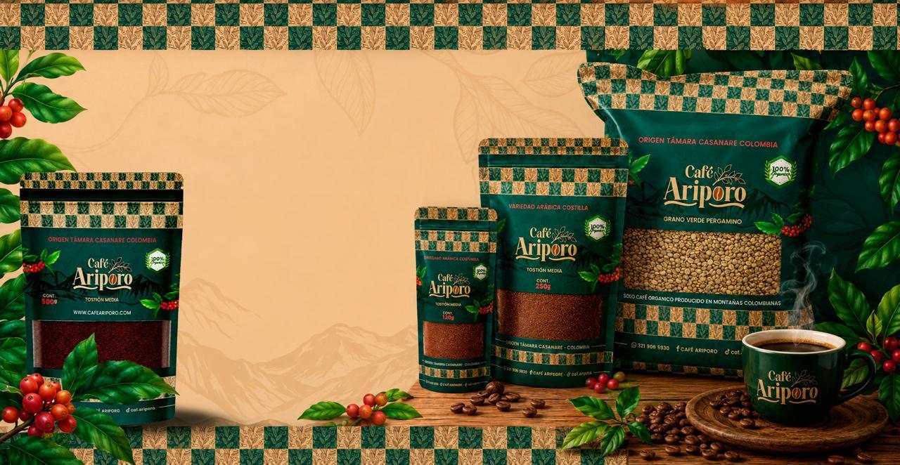 Banner de productos Café Ariporo